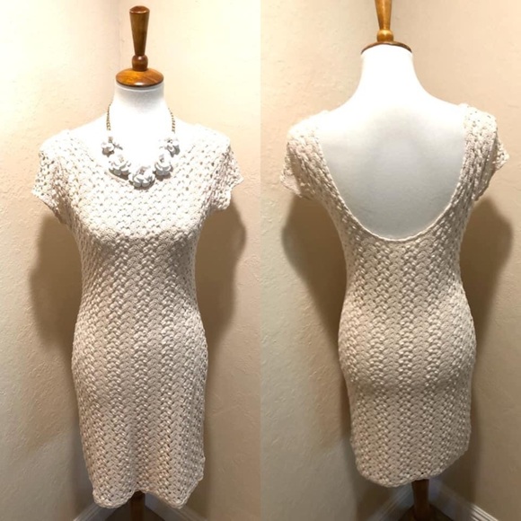 Free People Dresses & Skirts - {Free People} Cream textured dress